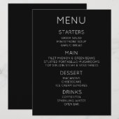 Maak Uw Eigen Menu (Voorkant / Achterkant)