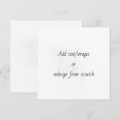 Maak Uw Eigen Menu (Voorkant / Achterkant)