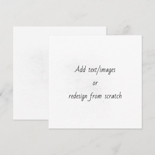 Maak Uw Eigen Menu (Voorkant / Achterkant)