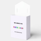 Maak uw eigen merk favoriet geschenkdozen sjabloon bedankdoosjes (Geopend)