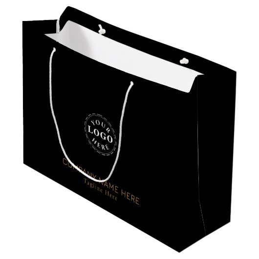 Maak Uw Eigen Merk Groot Cadeauzakje (Voorkant Gekanteld)