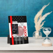 Maak uw eigen met 3 afbeeldingen en 9 tekstregels fotoplaat (Zijkant)