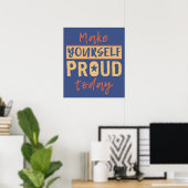 'Maak uw eigen model', aangepast poster (Thuiskantoor)