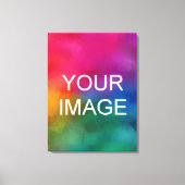 Maak uw eigen moderne elegante verticale hoge kwal canvas afdruk (Voorkant)
