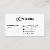 Maak uw eigen moderne minimalistisch visitekaartje (Voorkant)