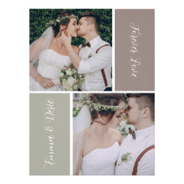 Maak uw eigen moderne, minimalistische persoonlijk foto afdruk