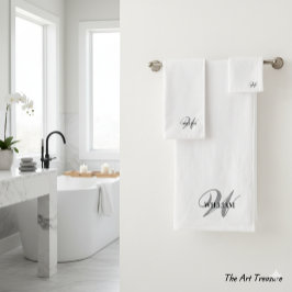 Maak Uw Eigen Monogram Kleur Match Teal Badkamer S Bad Handdoek