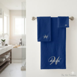 Maak Uw Eigen Monogram Kleur Match Teal Badkamer S Bad Handdoek