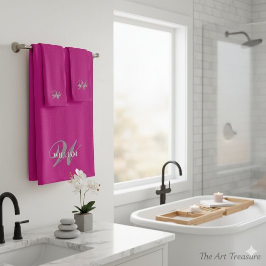 Maak Uw Eigen Monogram Kleur Match Teal Badkamer S Bad Handdoek