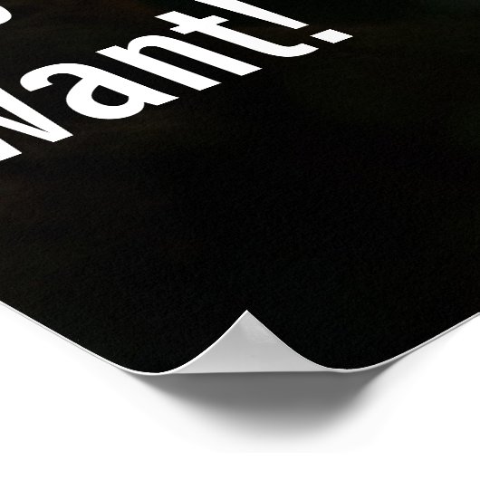 Maak uw eigen Motivatie aangepaste lippentekst Poster (Hoek)