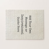 Maak uw eigen Motivatie offertes, namen, tekst Legpuzzel (Horizontaal)