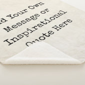 Maak uw eigen Motivatie offertes, namen, tekst Sherpa Deken (3/4)