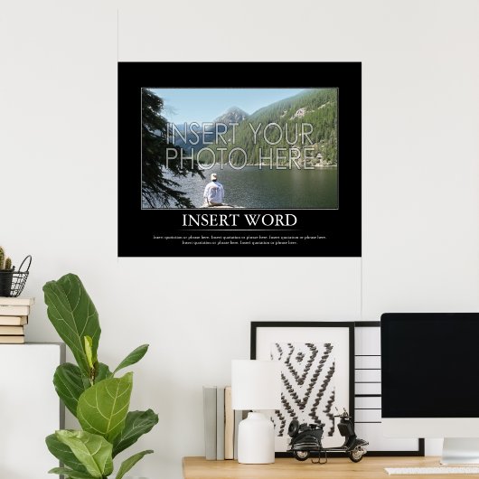 Maak uw eigen Motivatie Poster (Thuiskantoor)