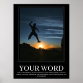 Maak uw eigen Motivatie Poster succes hike (Voorkant)