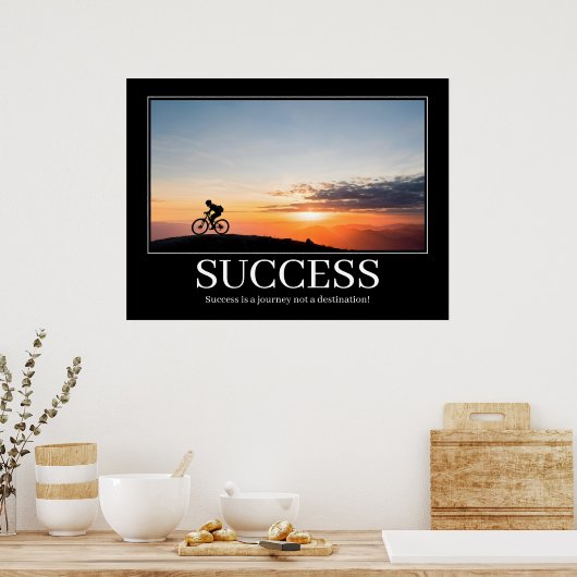 Maak uw eigen Motivatie Posters succesfiets (Keuken)