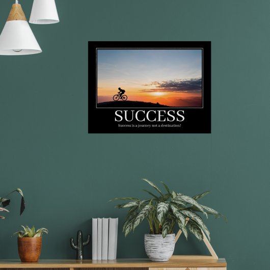 Maak uw eigen Motivatie Posters succesfiets (Woonkamer 1)