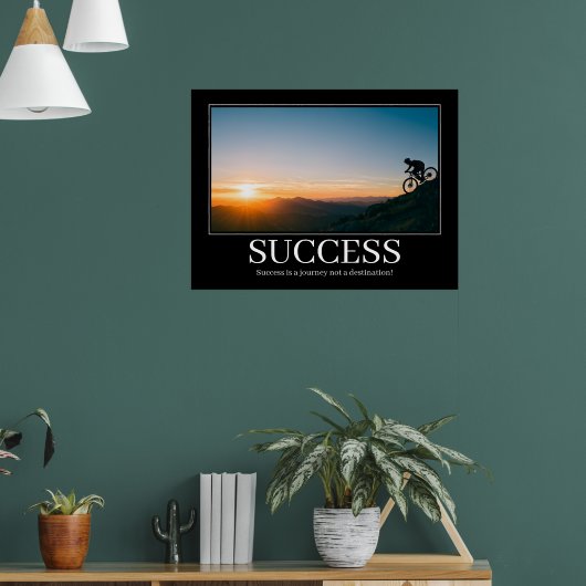 Maak uw eigen Motivatie Posters succesfiets (Woonkamer 1)