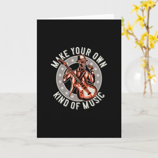 Maak uw eigen muziek kaart (Gele Bloem)