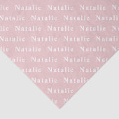 Maak Uw Eigen Naam Gepersonaliseerd Tissuepapier (Detail)