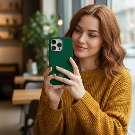 Maak uw eigen naam Monogram kalligrafie iPhone 16 Pro Hoesje
