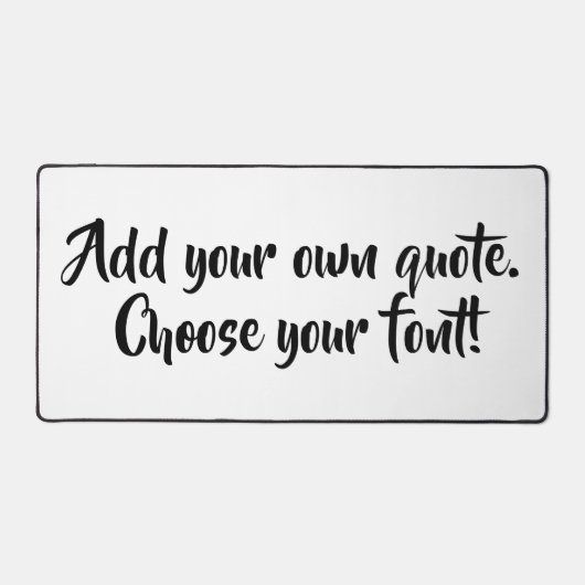 Maak uw eigen offerte gepersonaliseerd bureaumat (Voorkant)