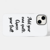 Maak uw eigen offerte gepersonaliseerd Case-Mate iPhone case (Achterkant (horizontaal))