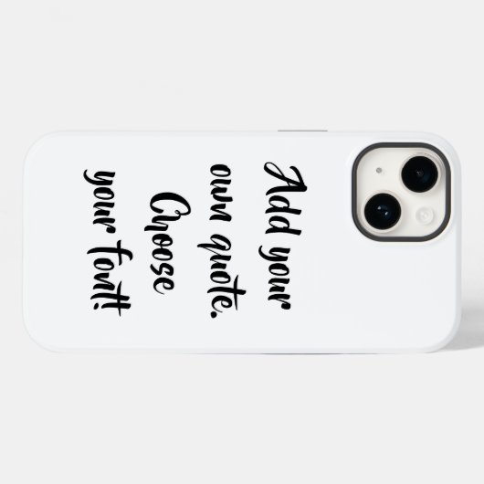 Maak uw eigen offerte gepersonaliseerd Case-Mate iPhone case (Achterkant (horizontaal))