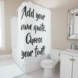 Maak uw eigen offerte gepersonaliseerd douchegordijn