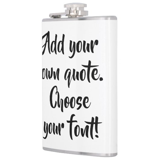 Maak uw eigen offerte gepersonaliseerd heupfles (Links)