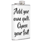 Maak uw eigen offerte gepersonaliseerd heupfles (Rechts)