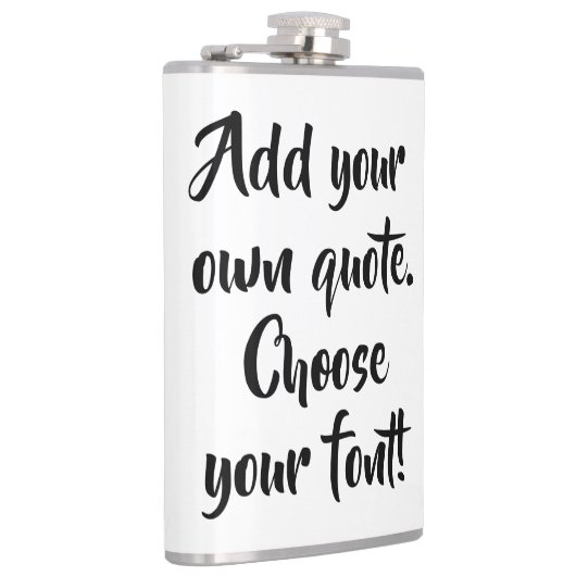 Maak uw eigen offerte gepersonaliseerd heupfles (Rechts)