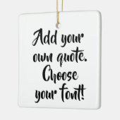 Maak uw eigen offerte gepersonaliseerd keramisch ornament (Links)