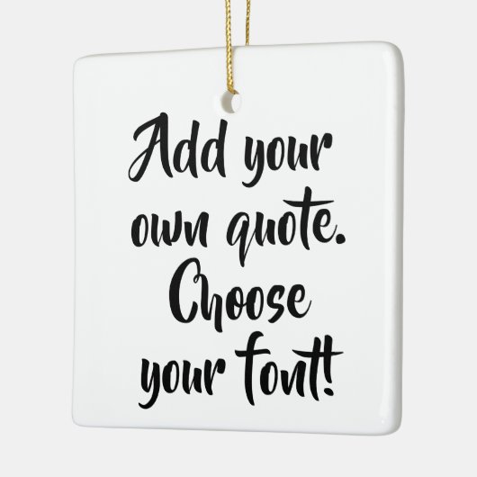 Maak uw eigen offerte gepersonaliseerd keramisch ornament (Links)