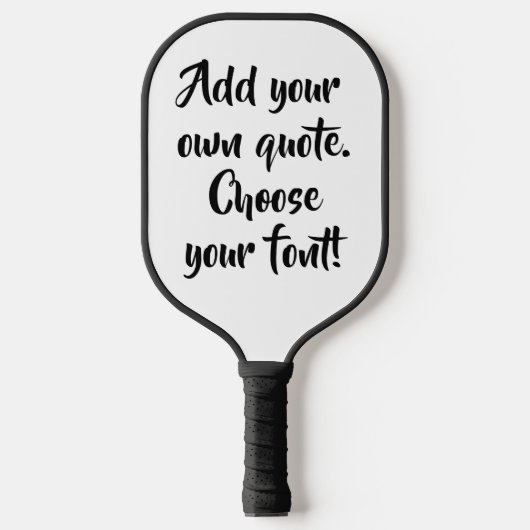 Maak uw eigen offerte gepersonaliseerd pickleball paddle (Voorkant)