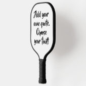 Maak uw eigen offerte gepersonaliseerd pickleball paddle (Links)