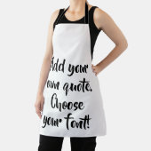 Maak uw eigen offerte gepersonaliseerd schort (Insitu)