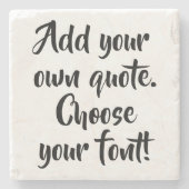 Maak uw eigen offerte gepersonaliseerd stenen onderzetter (Voorkant)