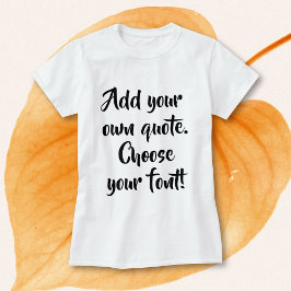 Maak uw eigen offerte gepersonaliseerd t-shirt