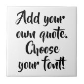 Maak uw eigen offerte gepersonaliseerd tegeltje (Voorkant)