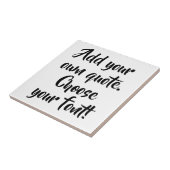 Maak uw eigen offerte gepersonaliseerd tegeltje (Zijkant)