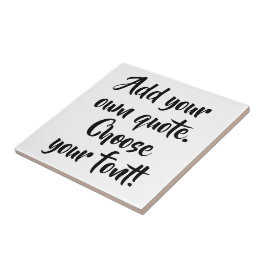 Maak uw eigen offerte gepersonaliseerd tegeltje