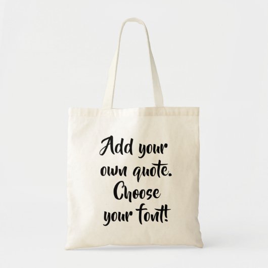 Maak uw eigen offerte gepersonaliseerd tote bag (Voorkant)