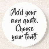 Maak uw eigen offerte gepersonaliseerd zandsteen onderzetter (Voorkant)