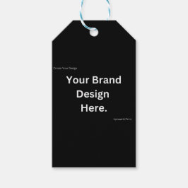 Maak uw eigen ontwerp en print cadeaukaartje cadeaulabel