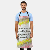 Maak Uw Eigen Ontwerp & Foto Uniek Cadeau Schort (Gedragen)