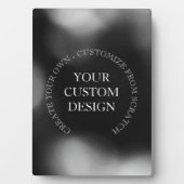 Maak uw eigen ontwerp/logo fotoplaat (voorkant)