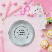 Maak Uw Eigen Ontwerp Papieren Bordje (Feest)