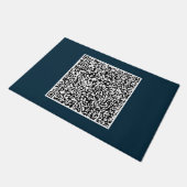 Maak Uw Eigen Ontwerp QR Code Deurmat Voorbeeld (Schuin)