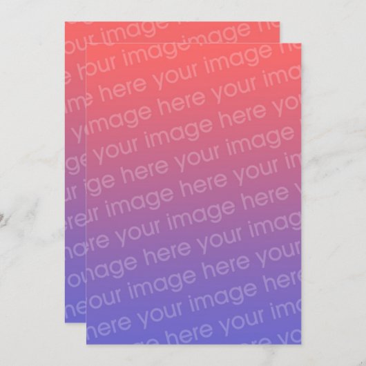 Maak uw eigen ontwerpuitnodigingen kaart (Voorkant / Achterkant)