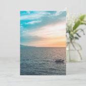 Maak uw eigen op maat gemaakte foto plat vakantiek feestdagenkaart (Staand voorkant)